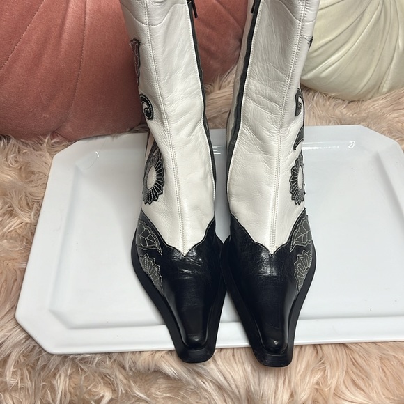 MATERIA PRIMA by GOFFREDO FANTINI LEATHER BOOTS VINTAGE SIZE 10 Never worn - Picture 8 of 10